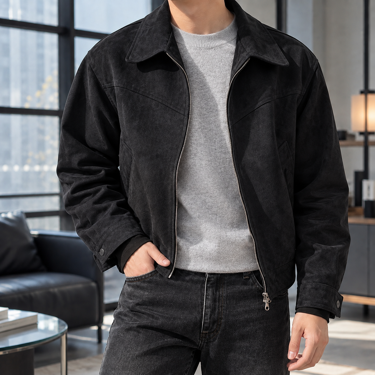 Men's Short Pointed Jacket