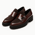 Men's Double Monk Strap Dress Shoes-Azzella London