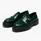 Men's Double Monk Strap Dress Shoes-Azzella London
