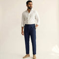 Men's High-Waist Trousers-Azzella London