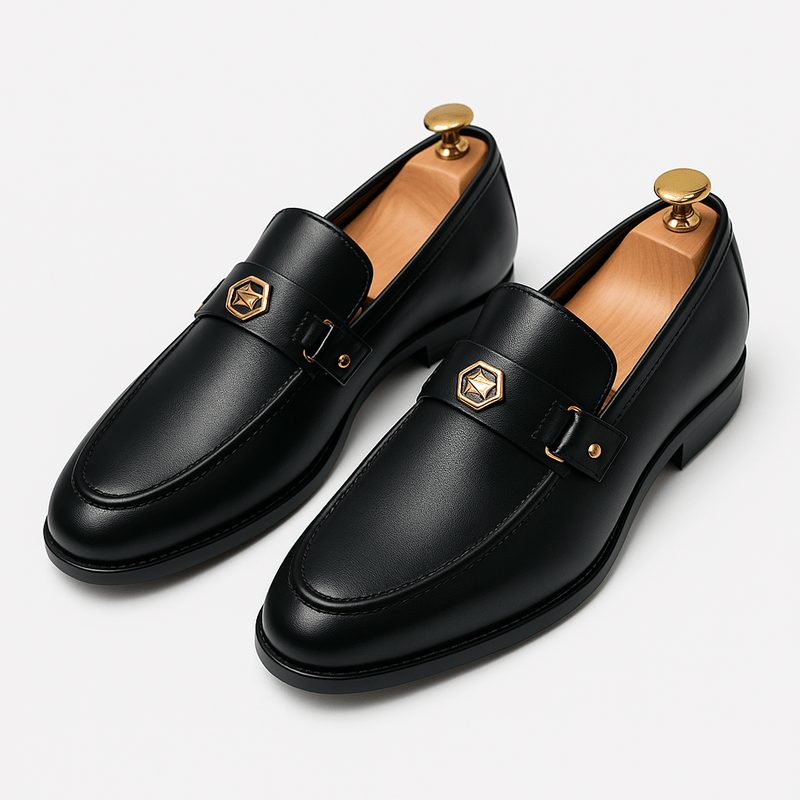 Men's Leather Loafers-Azzella London