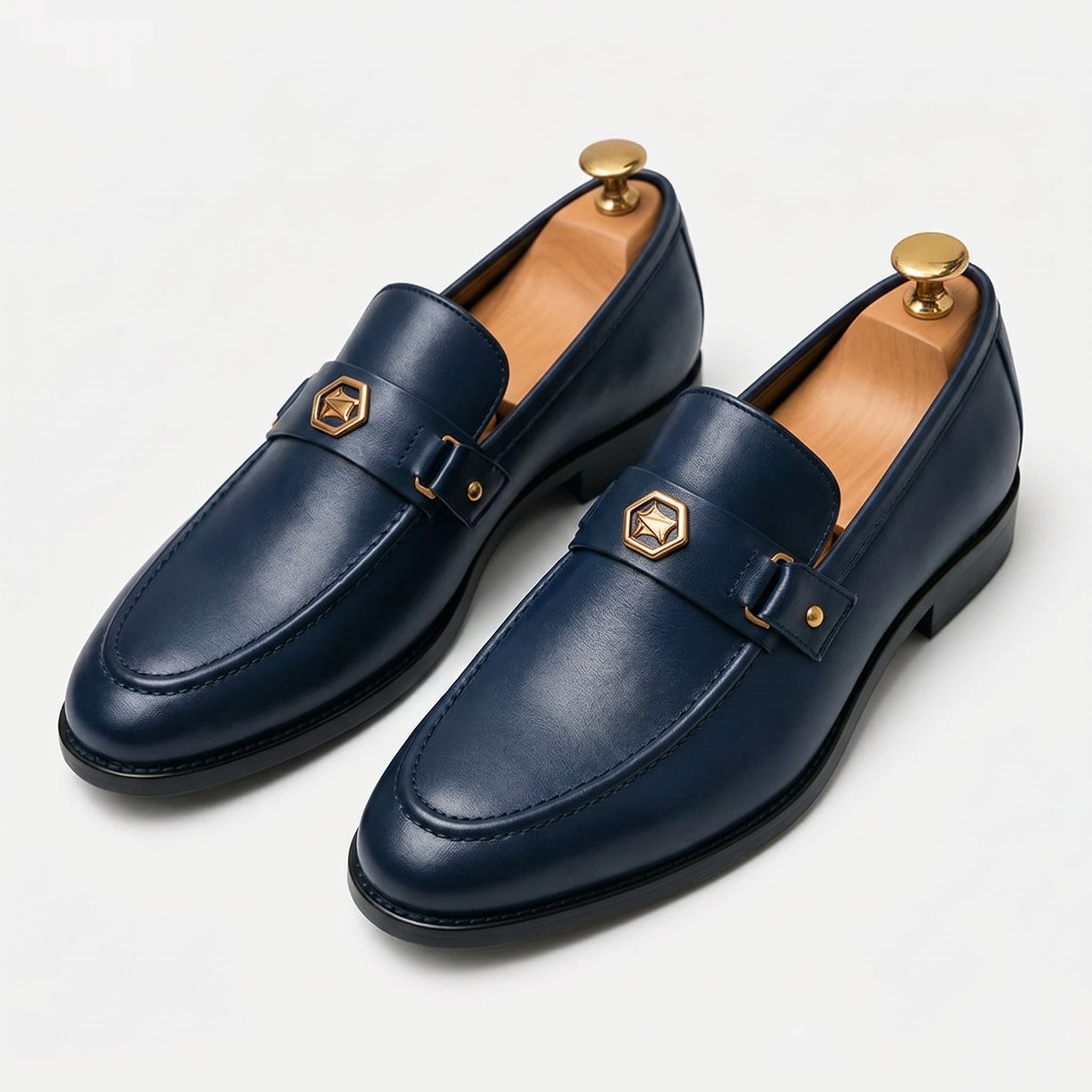 Men's Leather Loafers-Azzella London