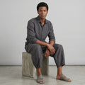 Men's Linen Leisure Trousers-Azzella London