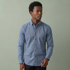 Men's Regular Fit Long-Sleeve Shirt-Azzella London