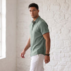 Men's Short-Sleeve Shirt-Azzella London