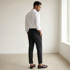 Men's Slim-Fit Classic Trousers-Azzella London