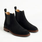 Men's Suede Chelsea Boots-Azzella London