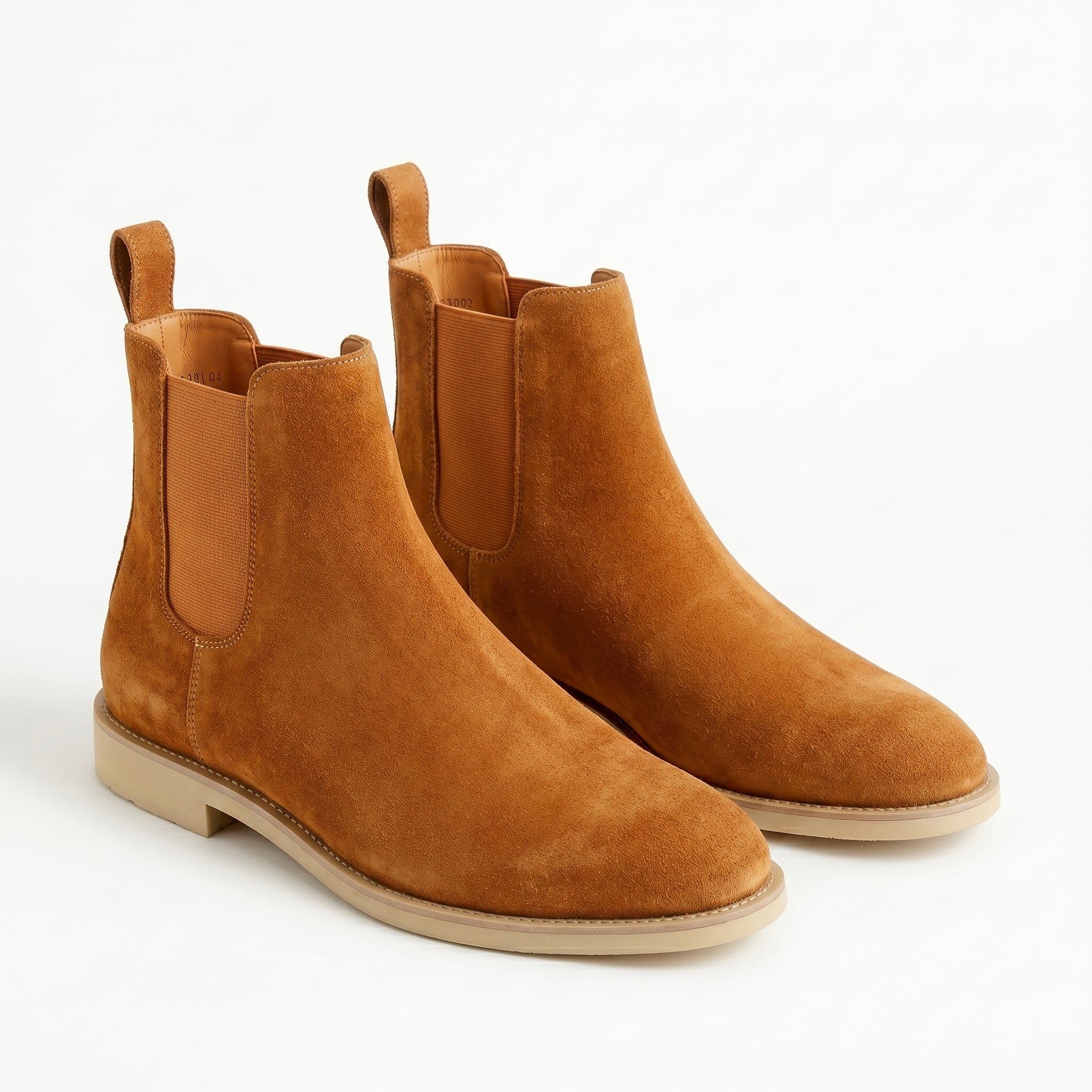Men's Suede Chelsea Boots-Azzella London