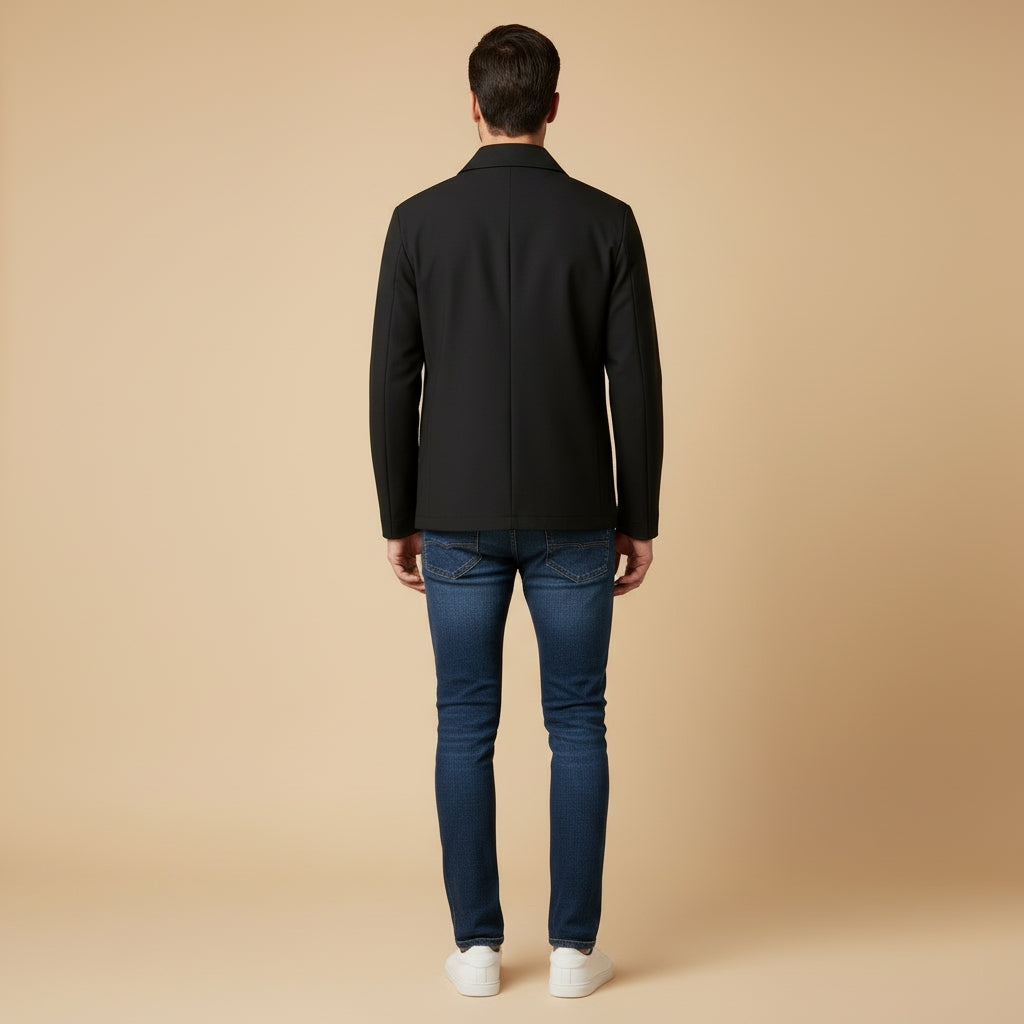 Men's Classic Collar Short Jacket