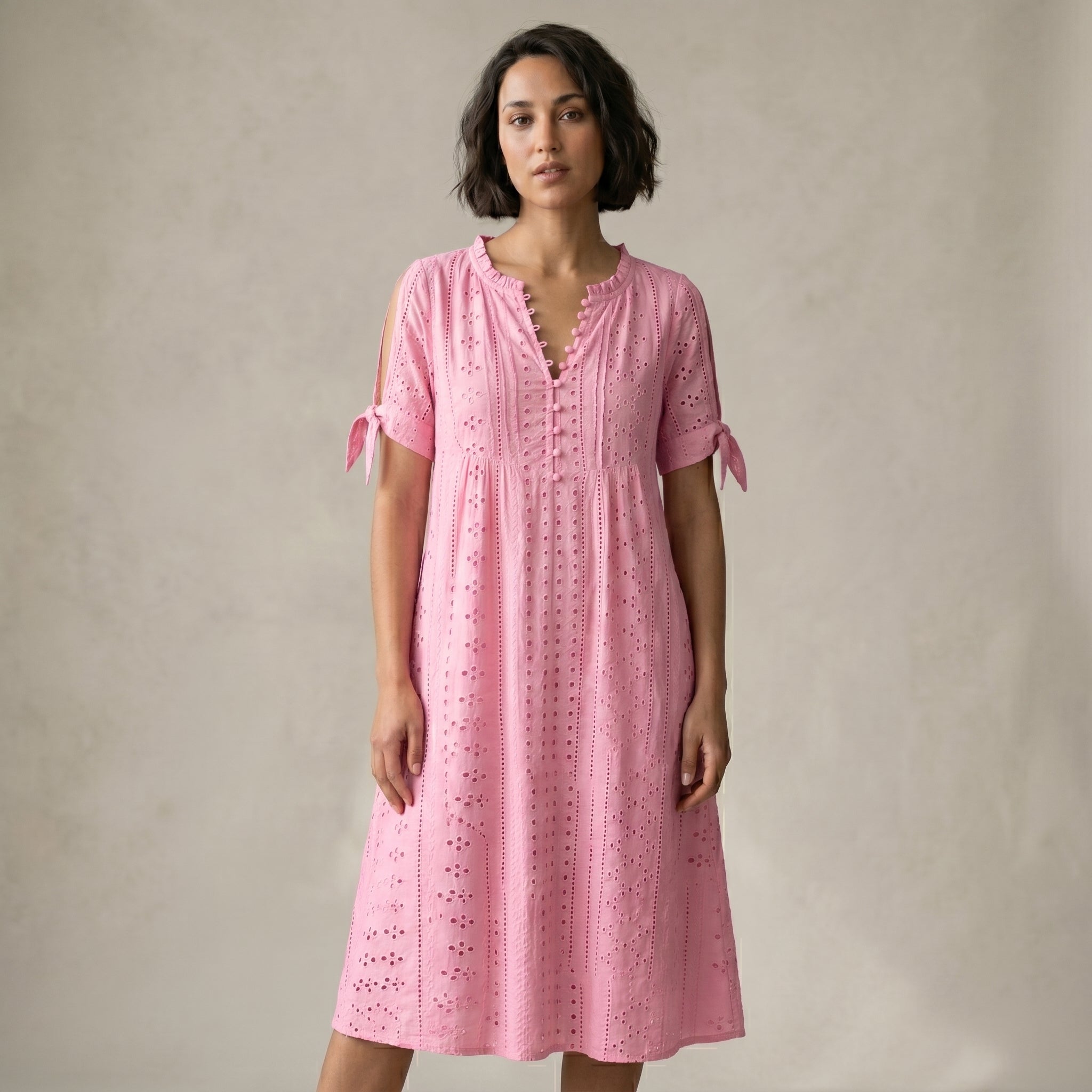 Women's Boho Midi Dress