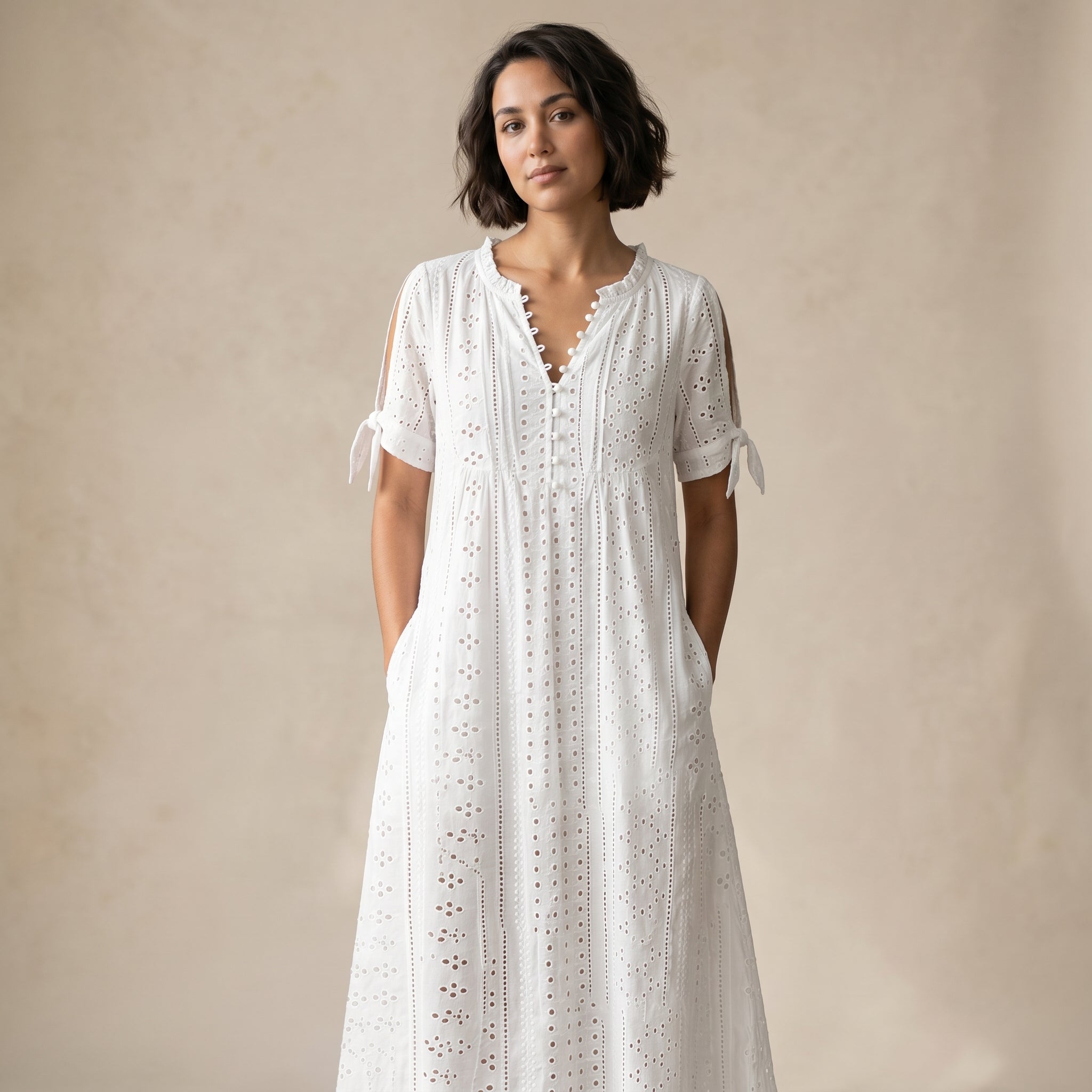 Women's Boho Midi Dress