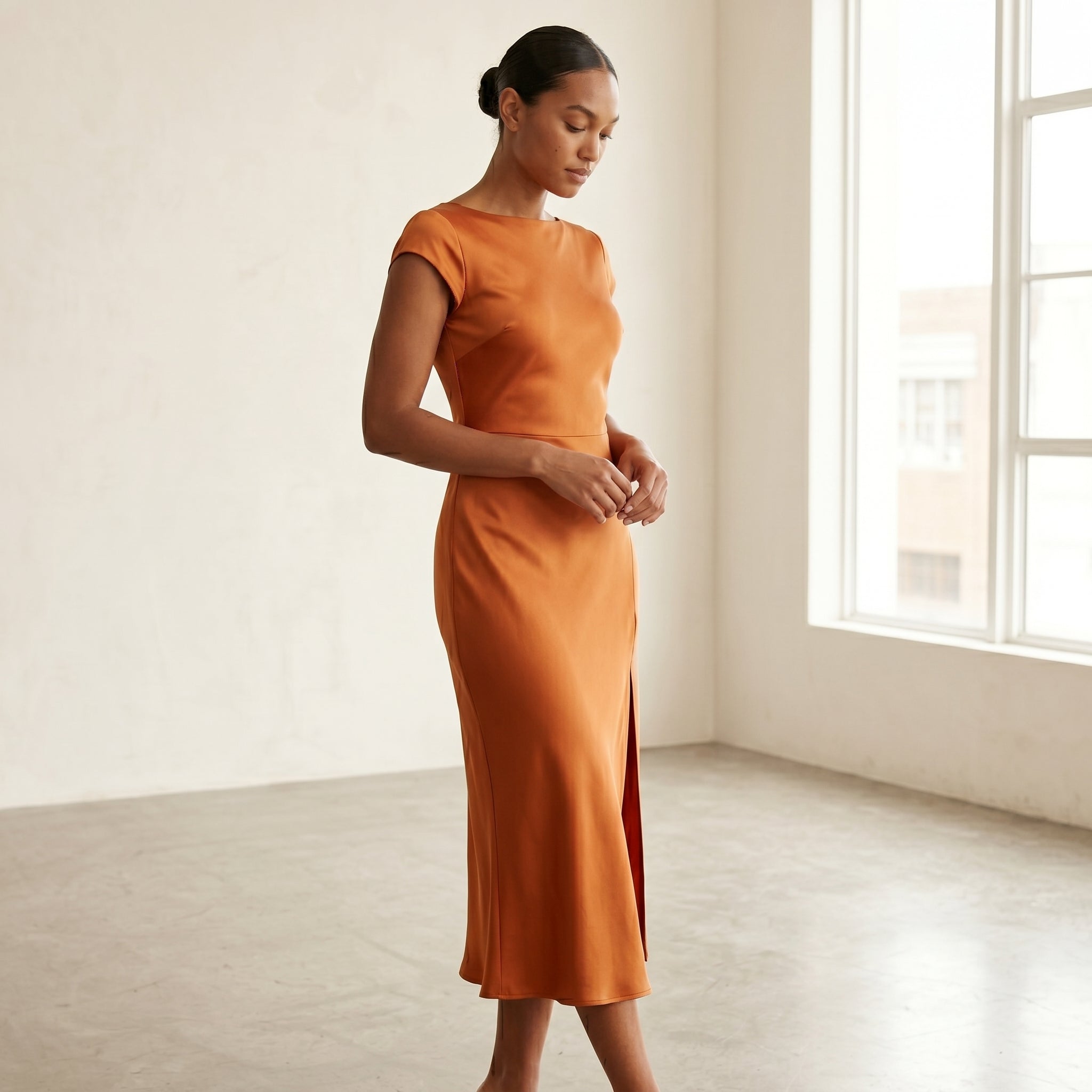 Women's Midi Slip Dress