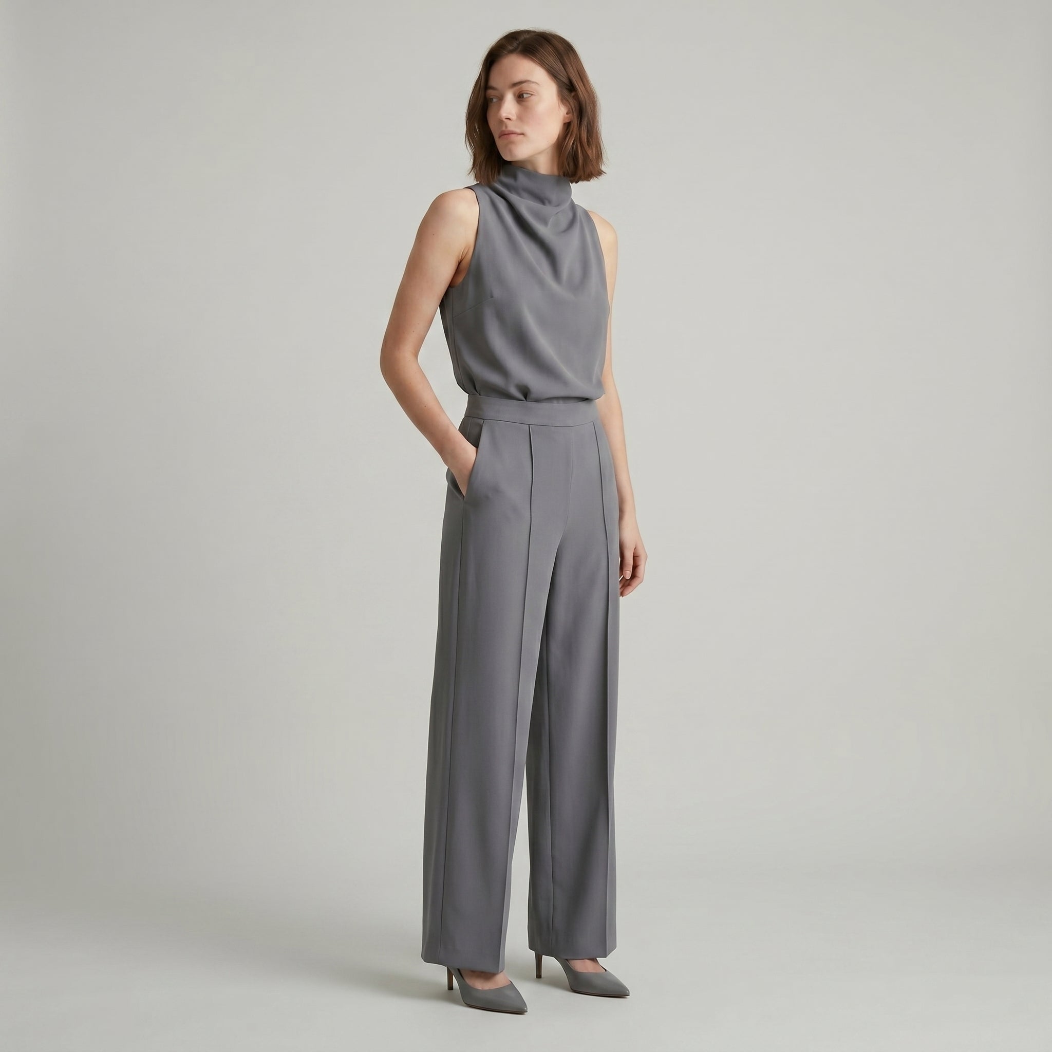 Women's One-Shoulder Jumpsuit
