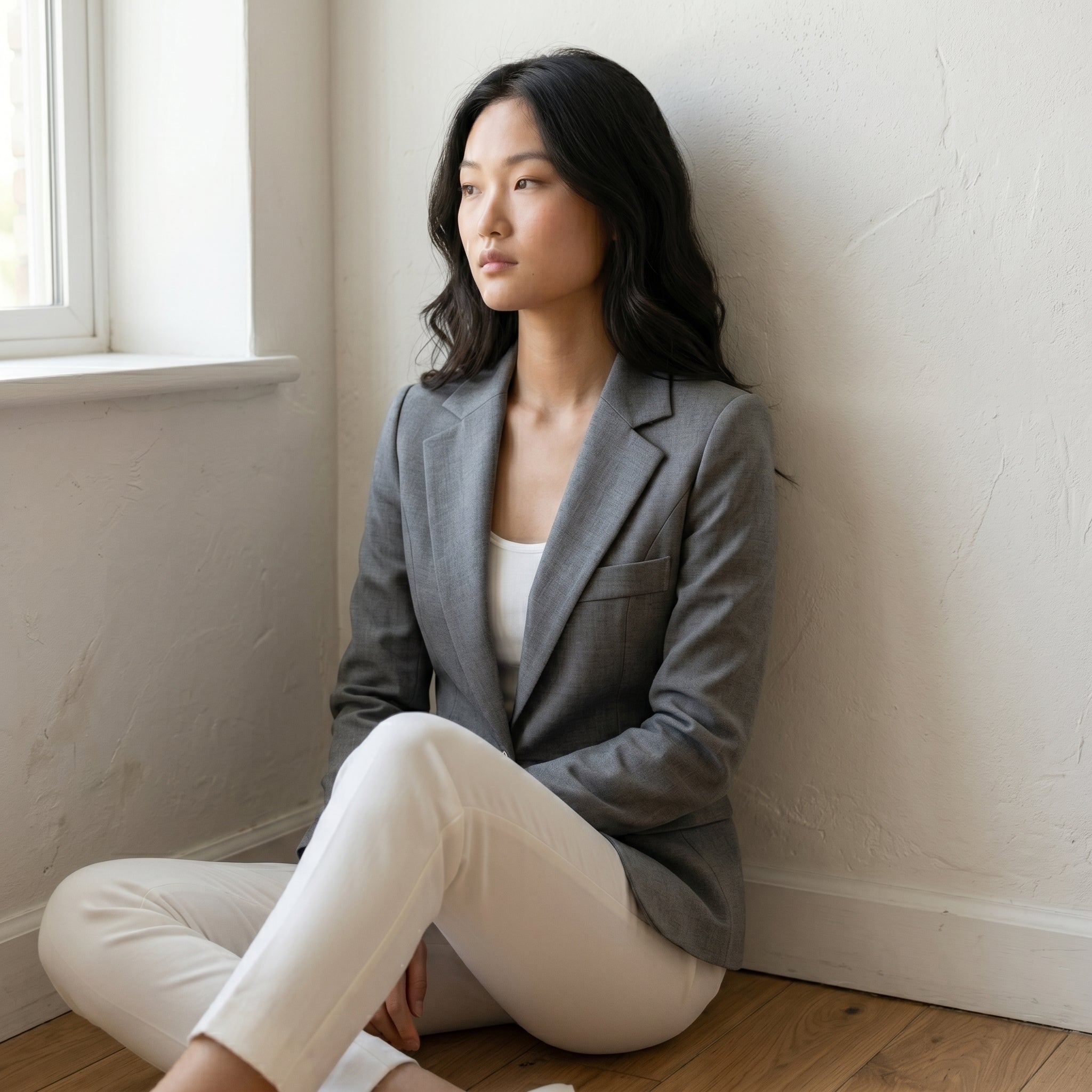 Women’s Single Button Slim Fit Blazer