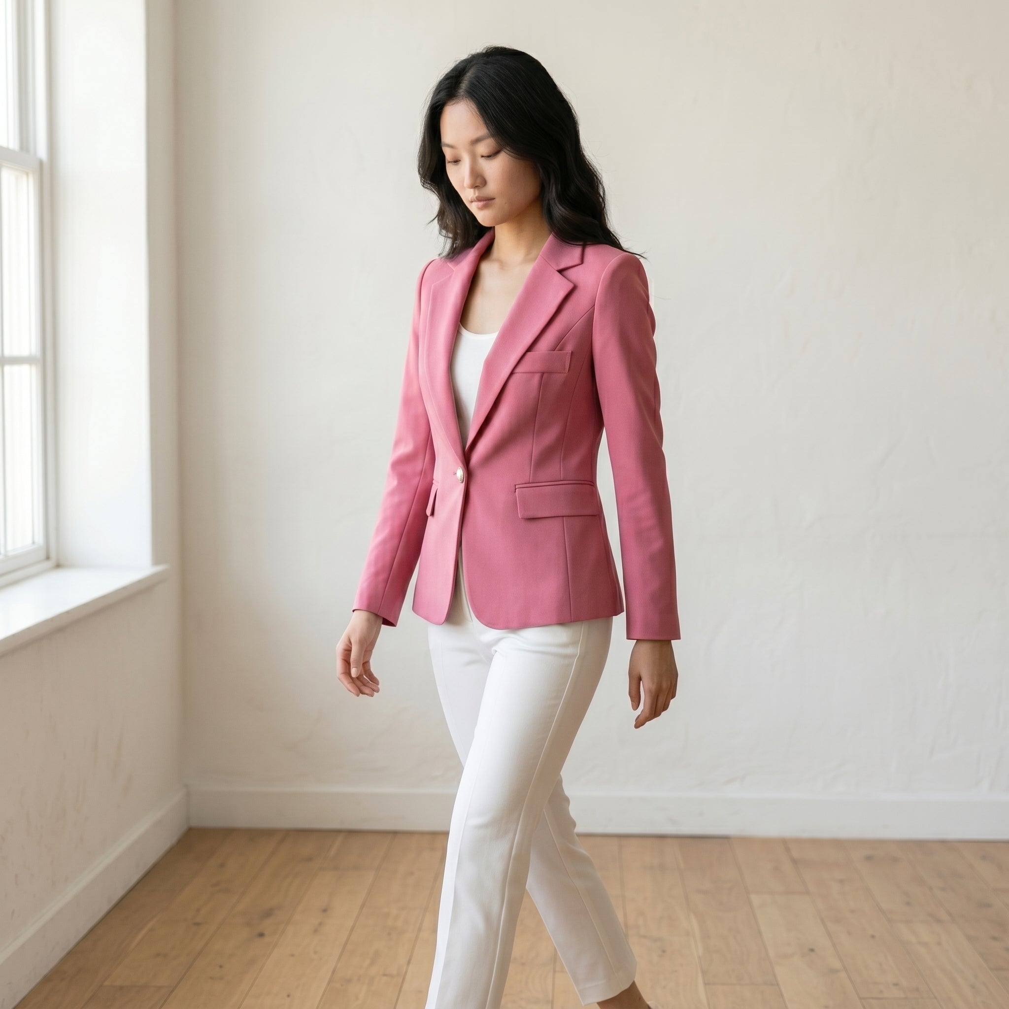 Women’s Single Button Slim Fit Blazer