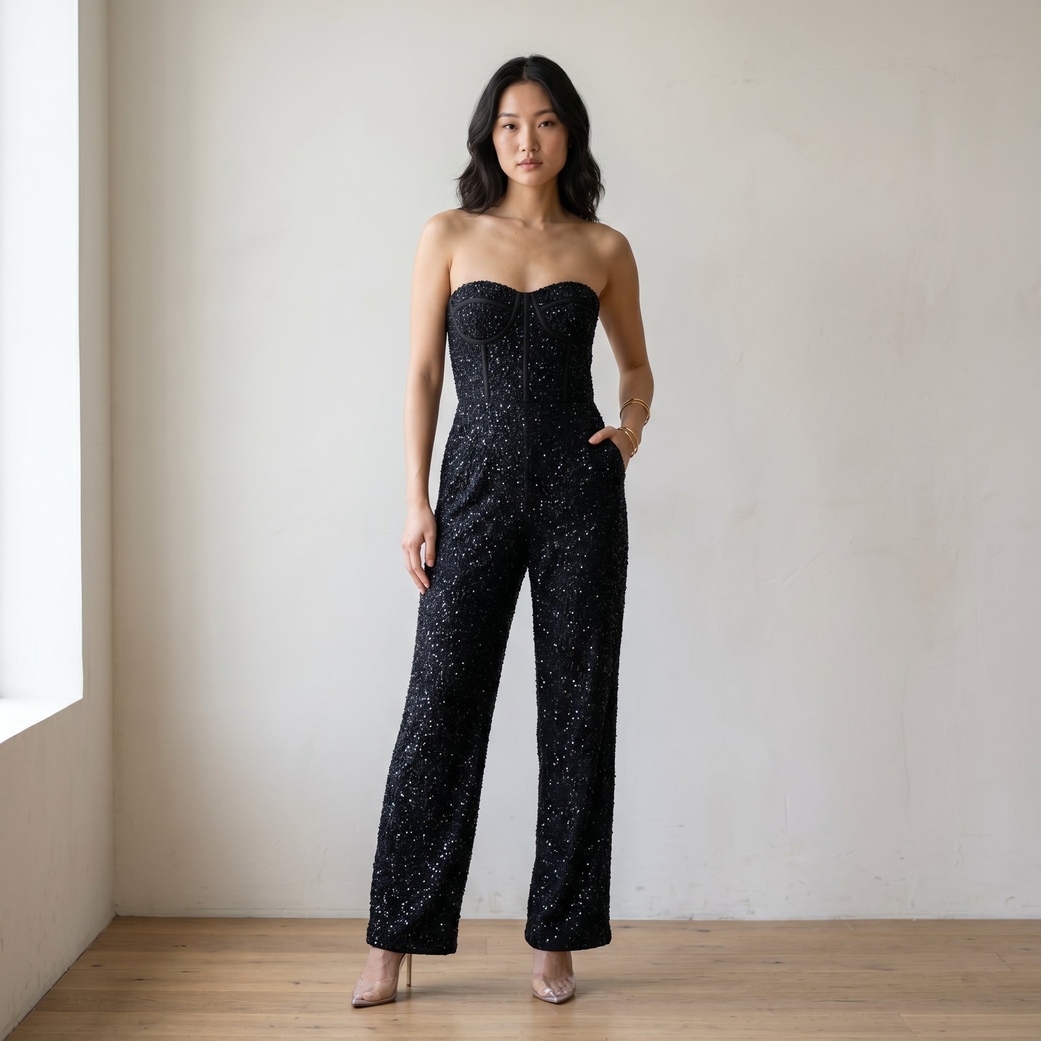 Women's Strapless Jumpsuit